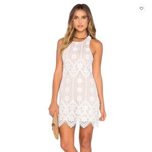 FOR LOVE AND LEMONS WHITE LACE DRESS. WORN ONCE.
